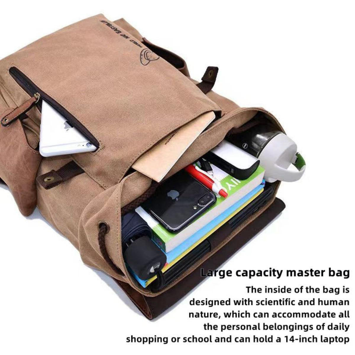 Sturdy Oversized Capacity Backpack (Suitable for school, travel, work)