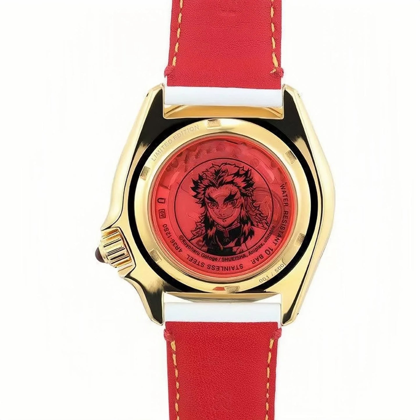Rengoku Kyoujurou Men's and women's all-purpose quartz watch,100 meter waterproof watch