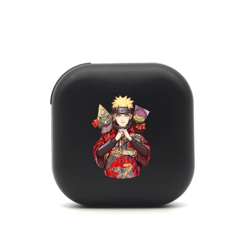 Itachi/Sasuke Anime Open-Ear Bluetooth Earbuds Print Wireless Headphones with Touch Control HiFi Earphones for Anime Fans