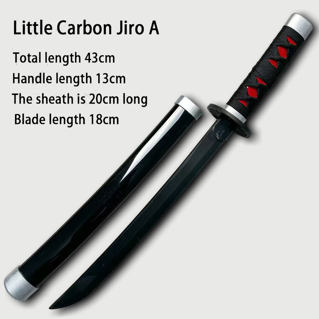 Anime Mini Katana Toy Small 43cm Safe Plastic Sword Otaku Collectible Prop with Vibrant Designs