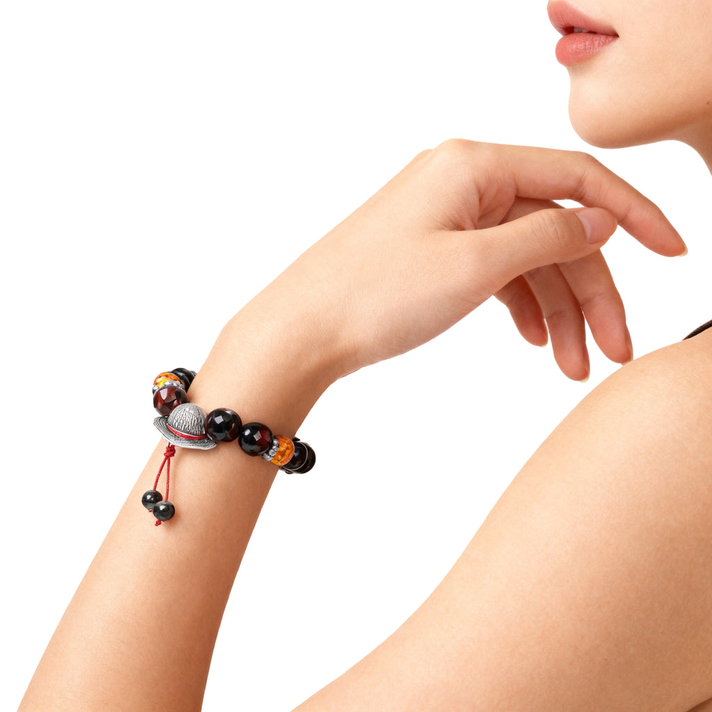 Ace/Sabo/Luffy Inspired Beaded Bracelets for Anime Fans