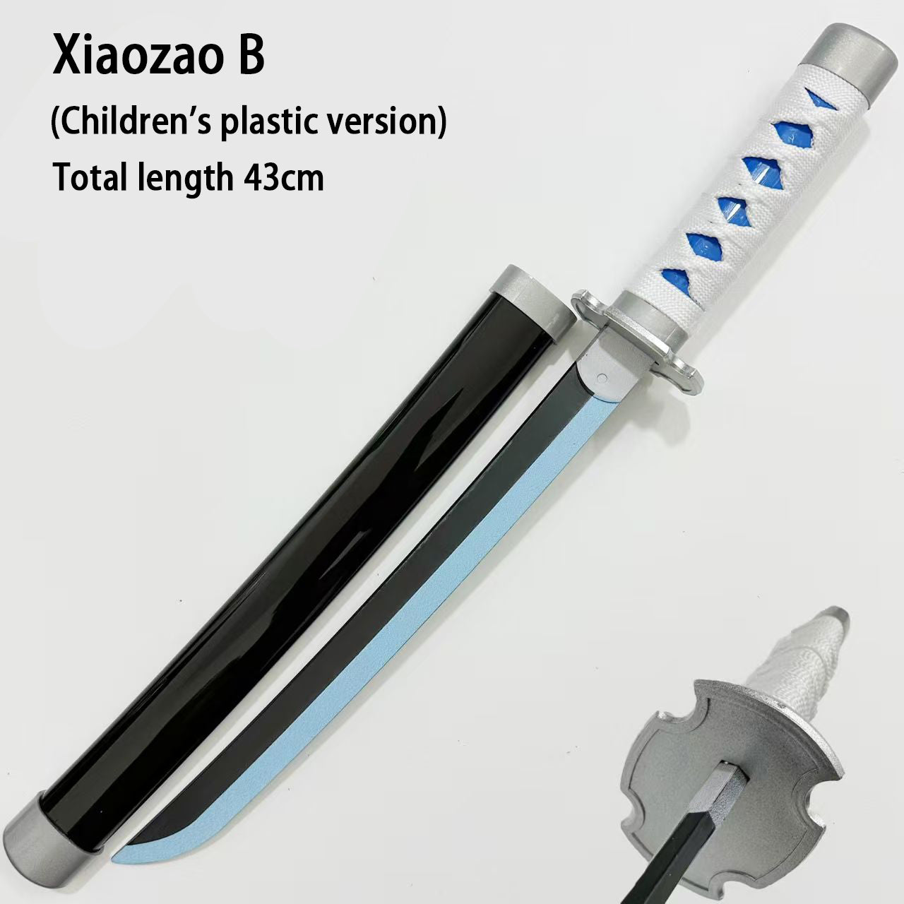 Anime Mini Katana Toy Small 43cm Safe Plastic Sword Otaku Collectible Prop with Vibrant Designs