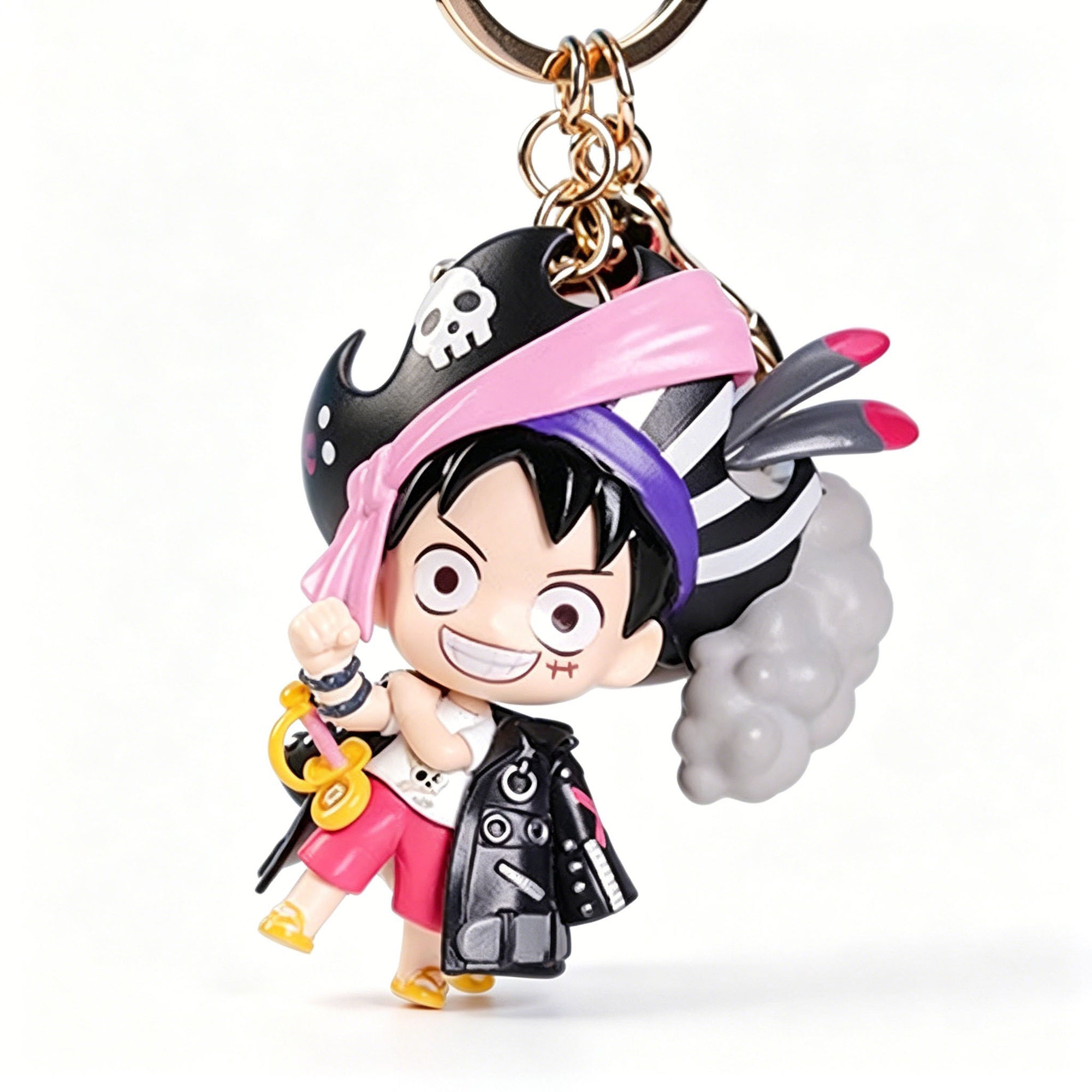 Luffy/Zoro Crew Blind Box Keychain PVC Figure Charm Pendant Set