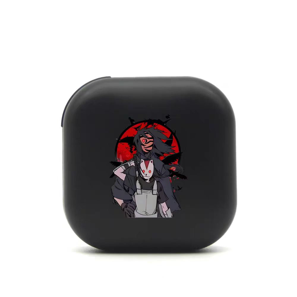 Itachi/Sasuke Anime Open-Ear Bluetooth Earbuds Print Wireless Headphones with Touch Control HiFi Earphones for Anime Fans