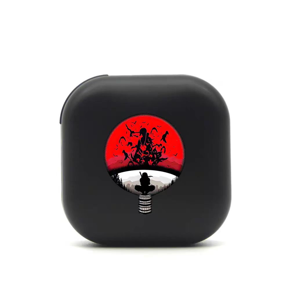 Itachi/Sasuke Anime Open-Ear Bluetooth Earbuds Print Wireless Headphones with Touch Control HiFi Earphones for Anime Fans