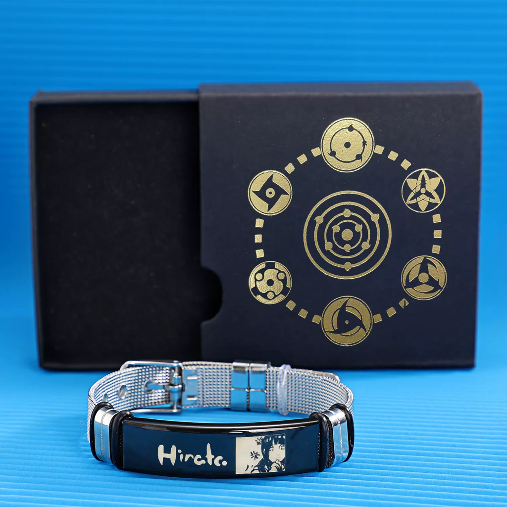 Sasuke/Kakashi/Itachi Fire Shadow Ninja Anime Bracelet Stainless Steel Character Wristband