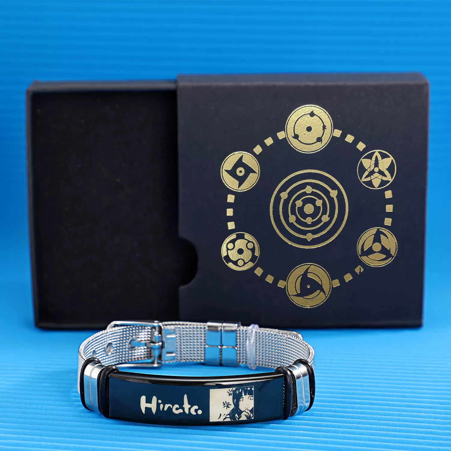 Sasuke/Kakashi/Itachi Fire Shadow Ninja Anime Bracelet Stainless Steel Character Wristband