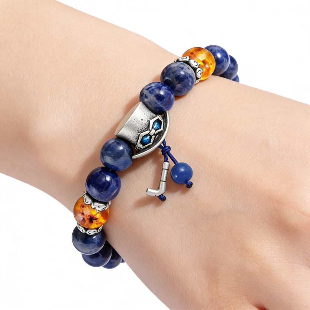 Ace/Sabo/Luffy Inspired Beaded Bracelets for Anime Fans