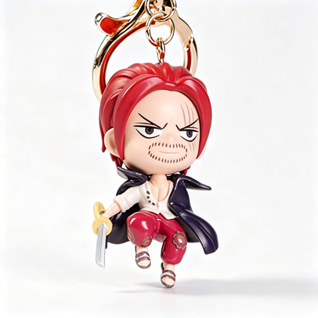 Luffy/Zoro Crew Blind Box Keychain PVC Figure Charm Pendant Set