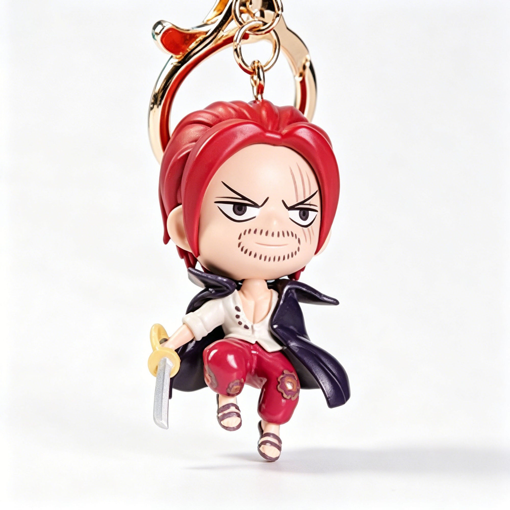 Luffy/Zoro Crew Blind Box Keychain PVC Figure Charm Pendant Set