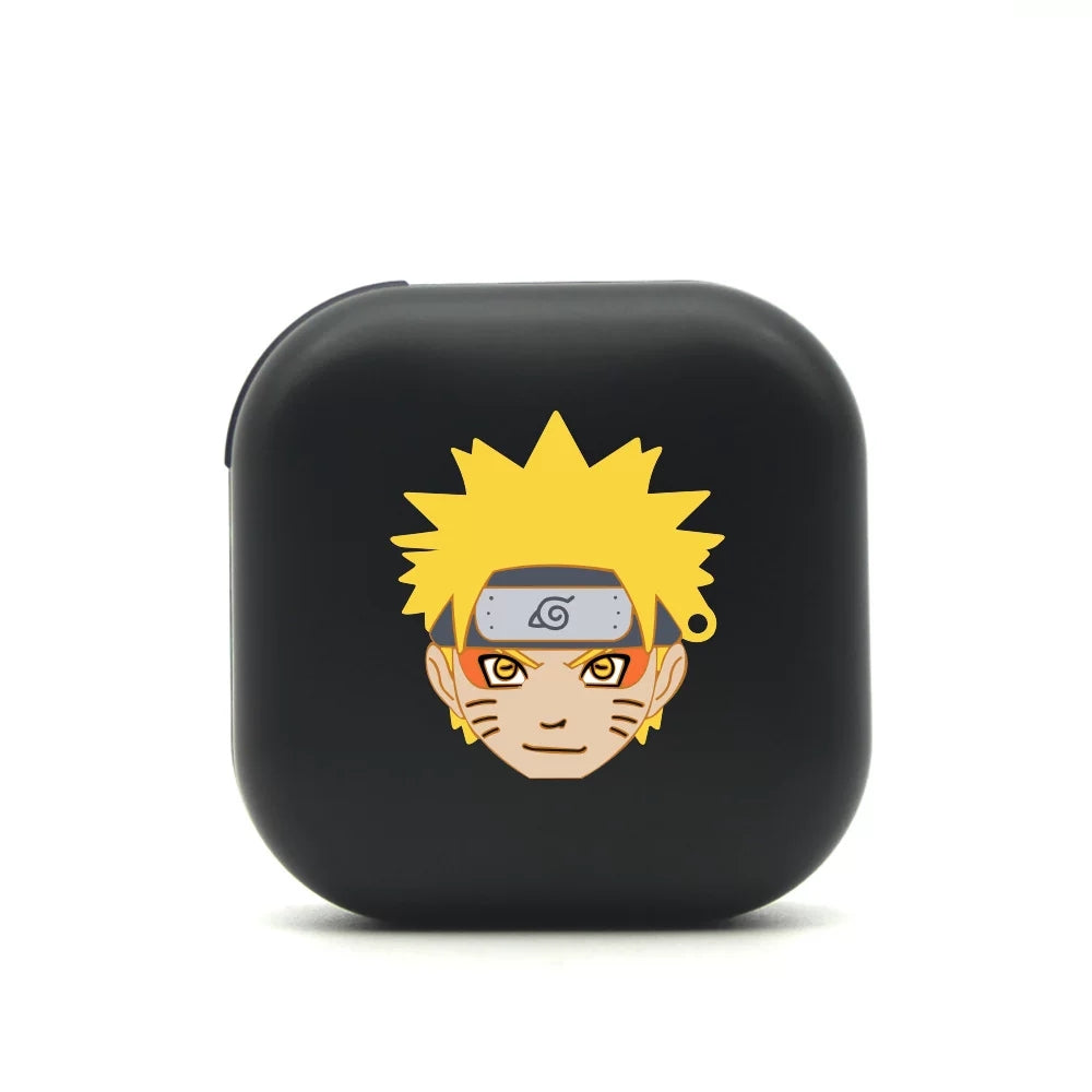 Itachi/Sasuke Anime Open-Ear Bluetooth Earbuds Print Wireless Headphones with Touch Control HiFi Earphones for Anime Fans