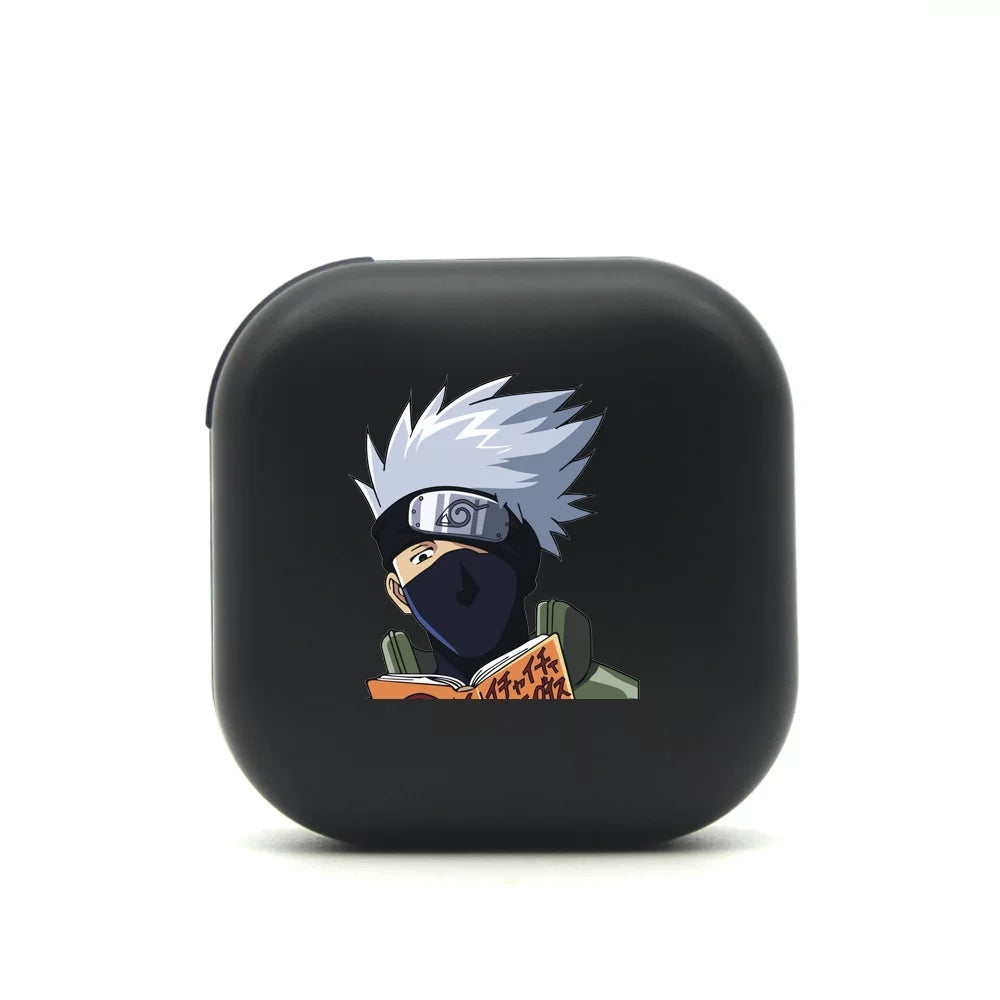 Itachi/Sasuke Anime Open-Ear Bluetooth Earbuds Print Wireless Headphones with Touch Control HiFi Earphones for Anime Fans