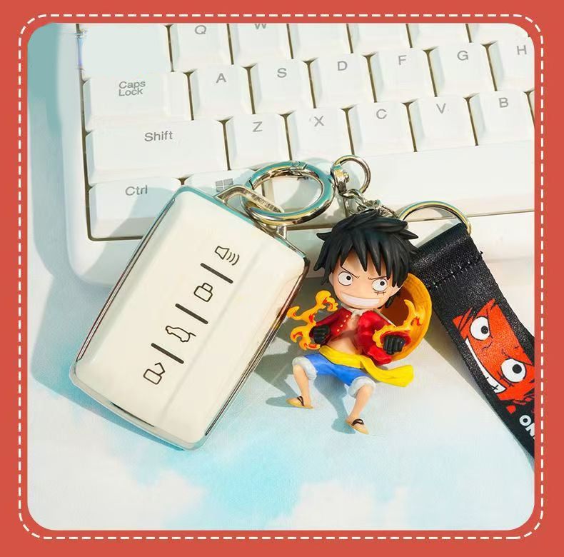 Luffy/Zoro/Sanji Anime Mystery Keychain Blind Box Hidden Rare Edition & Lanyard Surprise Otaku Gift