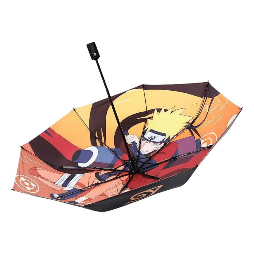 Sasuke/Kakashi/Itachi Anime Umbrella Windproof Waterproof Folding Umbrella with Character Print Rain Gear for Ninja Fans