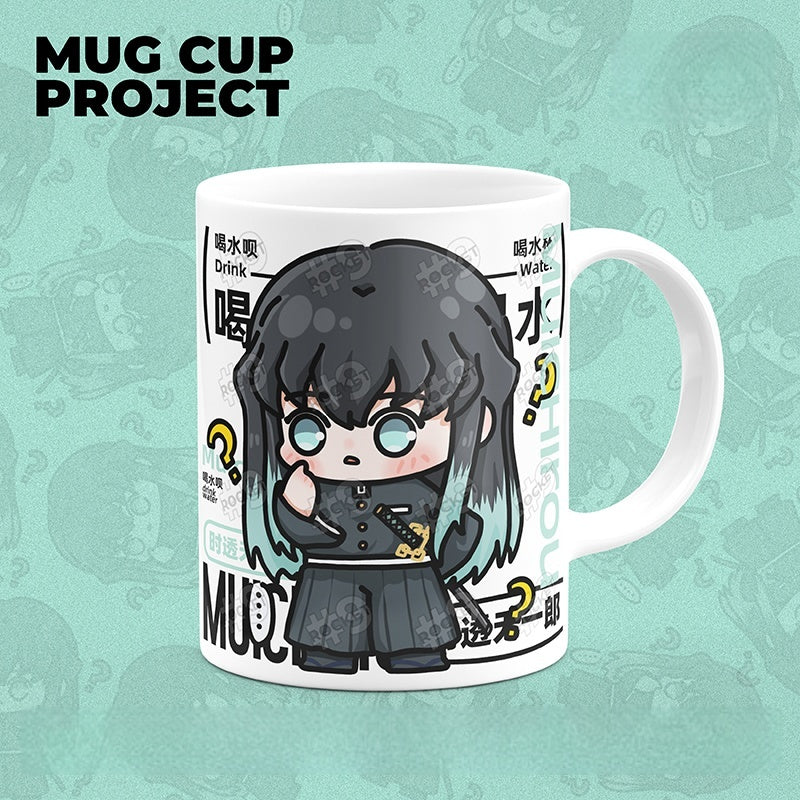 Tanjiro/Nezuko Cute Character Pattern Heat Resistant and Durable Mugs