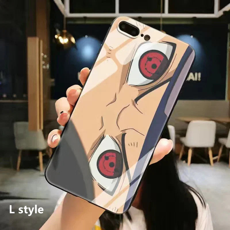 Write wheel eye kaleidoscope The Blowout Glass Silicone IPhone Case(11th to 17th Generation Pro Max)