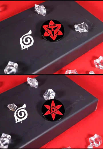 Sasuke/itachi/kakakshi Metal Badge Collection Mangekyou Sharingan
