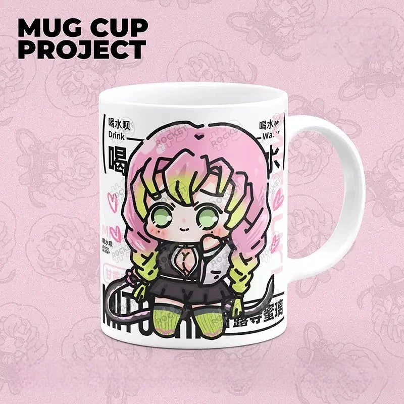 Tanjiro/Nezuko Cute Character Pattern Heat Resistant and Durable Mugs