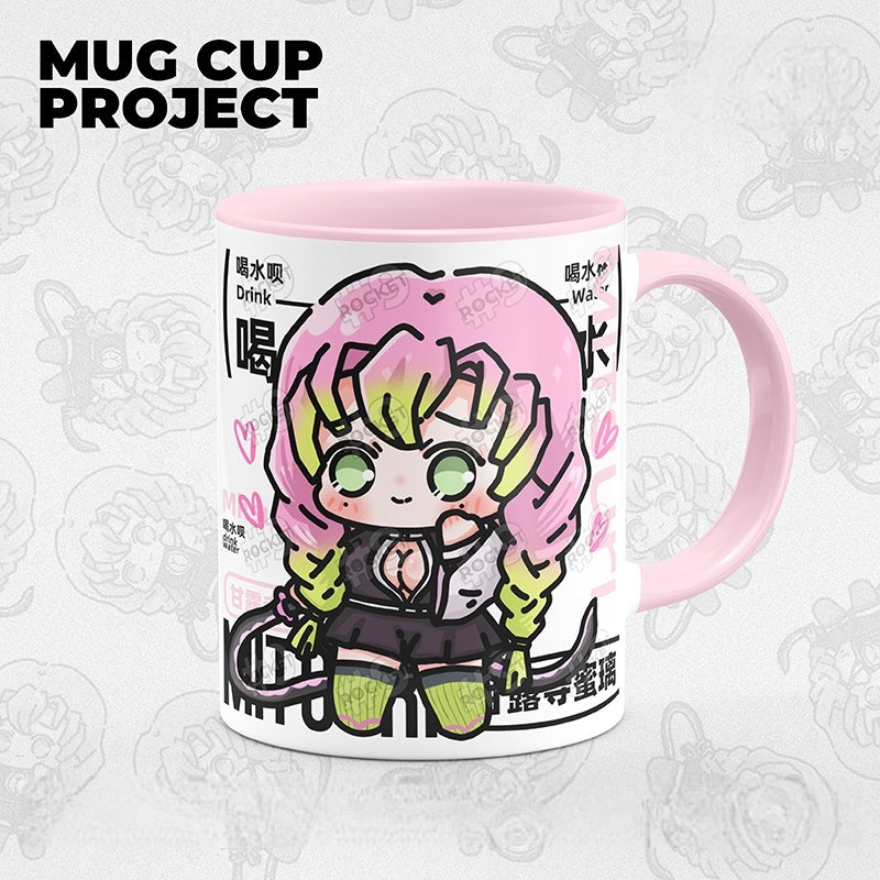 Tanjiro/Nezuko Cute Character Pattern Heat Resistant and Durable Mugs