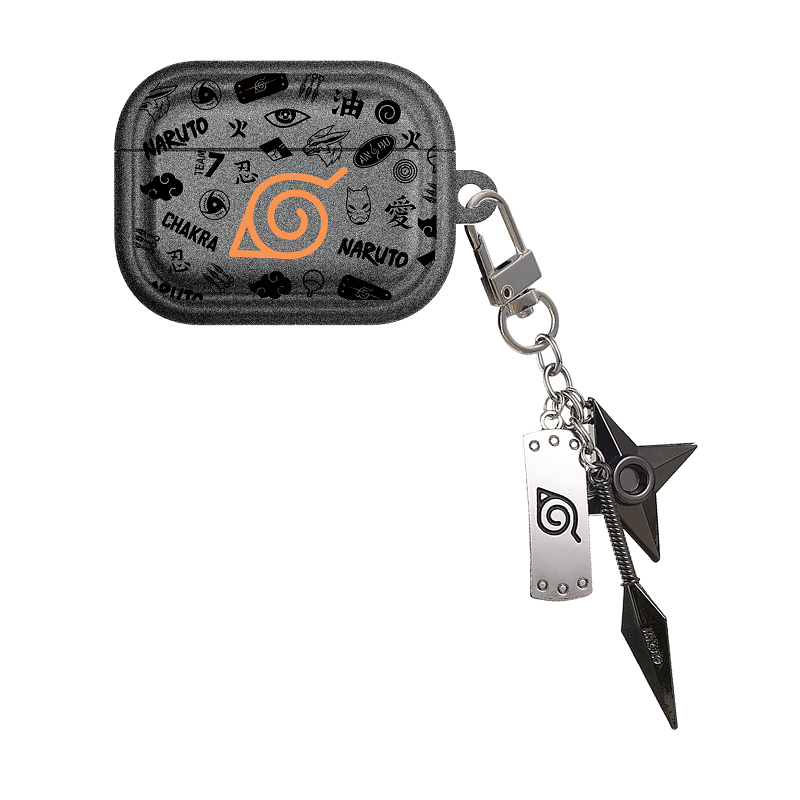 Fire Shadow Ninja Akatsuki's cool ear headphones case made of auspicious cloud model - To guard a better you (headphones)