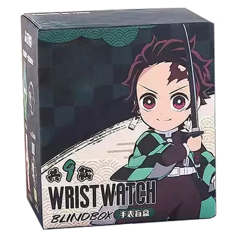 Tanjirou/Nezuko Wristwatch Blind Box - 9 Styles Anime Collectible Watch Mystery Box for Fans