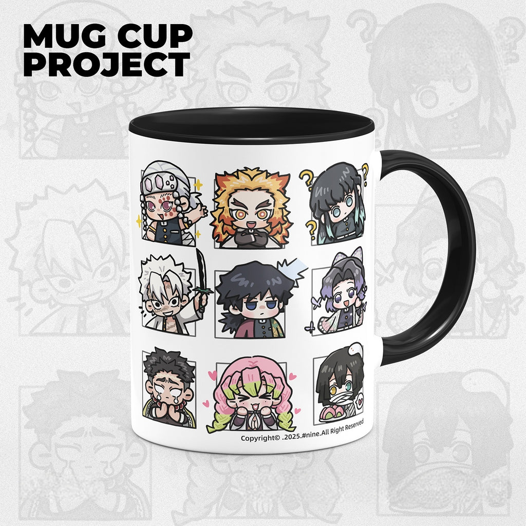 Tanjiro/Nezuko Cute Character Pattern Heat Resistant and Durable Mugs