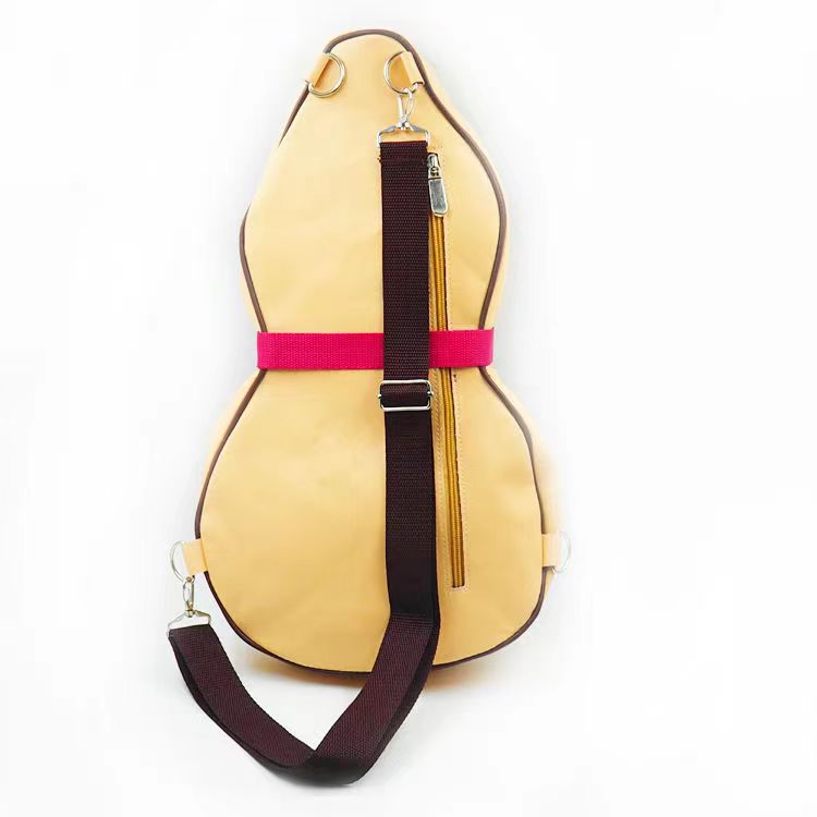 Gaara Gourd Backpack Anime Cosplay Shoulder Bag Otaku Collectible Accessory with Pink Buckle and Unique Design