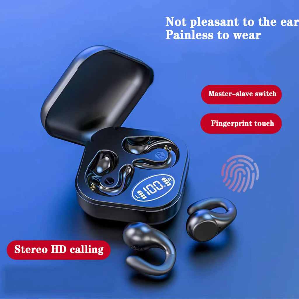 Itachi/Sasuke Anime Open-Ear Bluetooth Earbuds Print Wireless Headphones with Touch Control HiFi Earphones for Anime Fans