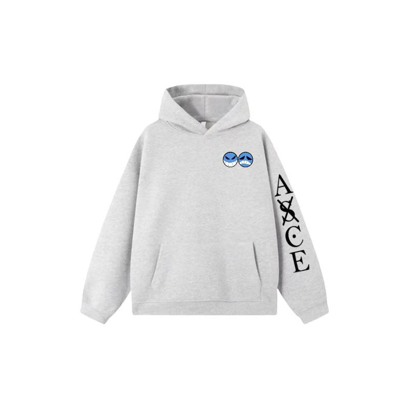 Ace Flame Fruit Hoodie Oversized Anime Print Pullover Cozy Streetwear for Fans Comfortable & Stylish