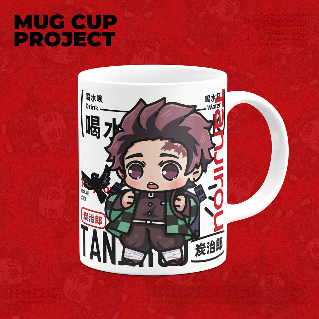 Tanjiro/Nezuko Cute Character Pattern Heat Resistant and Durable Mugs