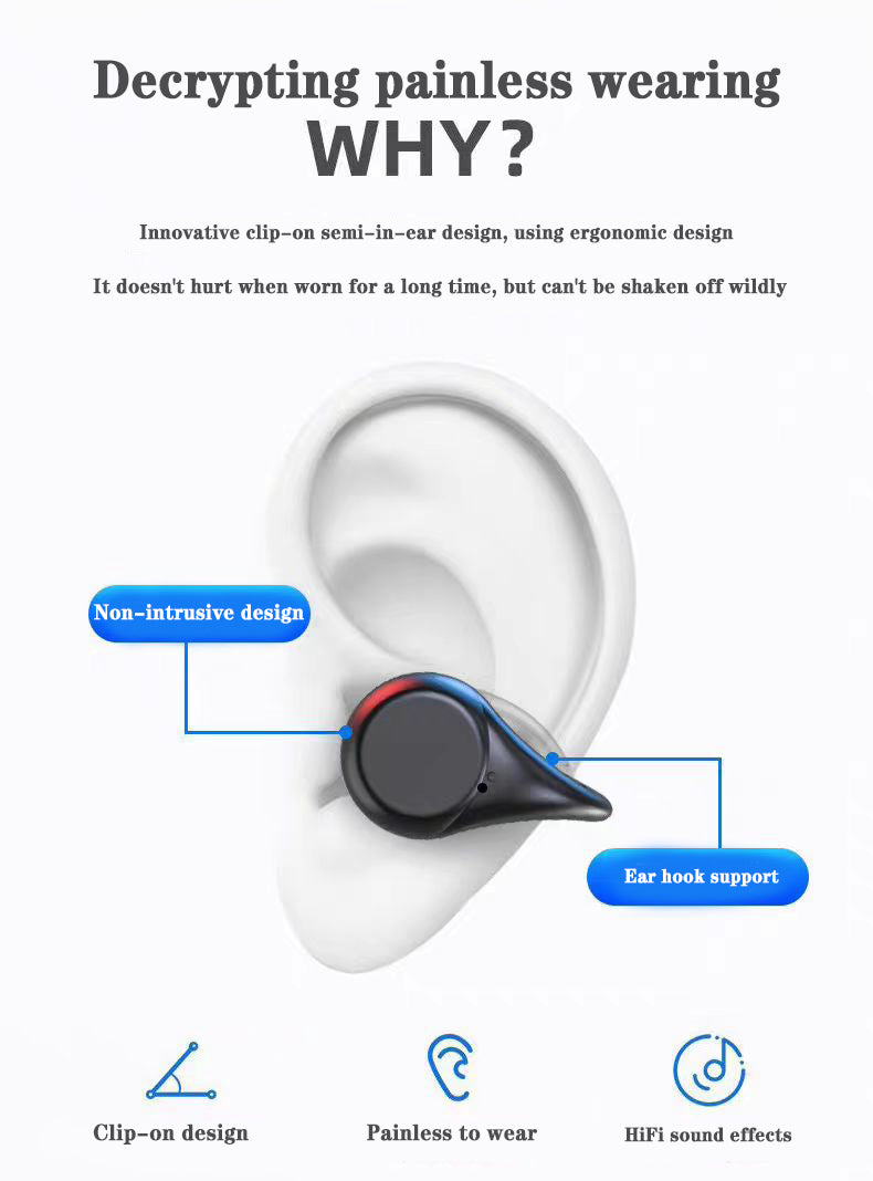 Itachi/Sasuke Anime Open-Ear Bluetooth Earbuds Print Wireless Headphones with Touch Control HiFi Earphones for Anime Fans