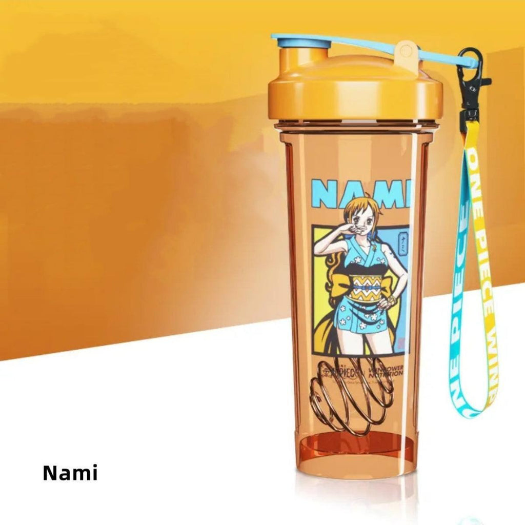 Luffy/Zoro/Sanji Anime Character Shaker Bottle Mystery Protein Mixing Cup Otaku Collectible Gift for Fan Collectors