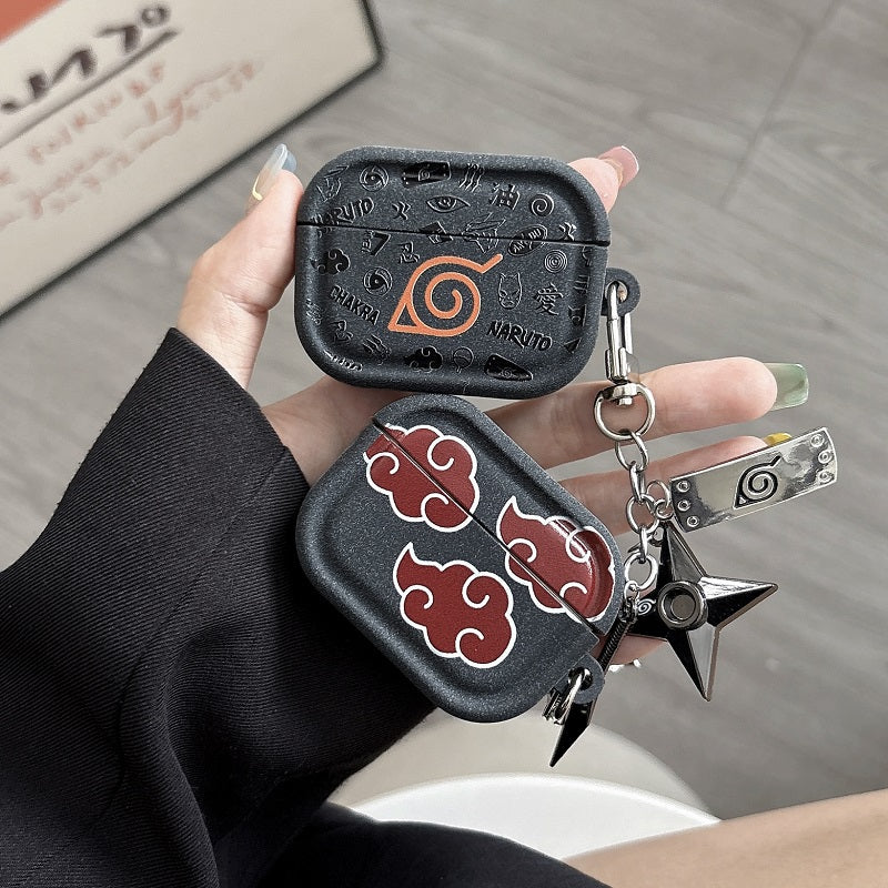 Fire Shadow Ninja Akatsuki's cool ear headphones case made of auspicious cloud model - To guard a better you (headphones)