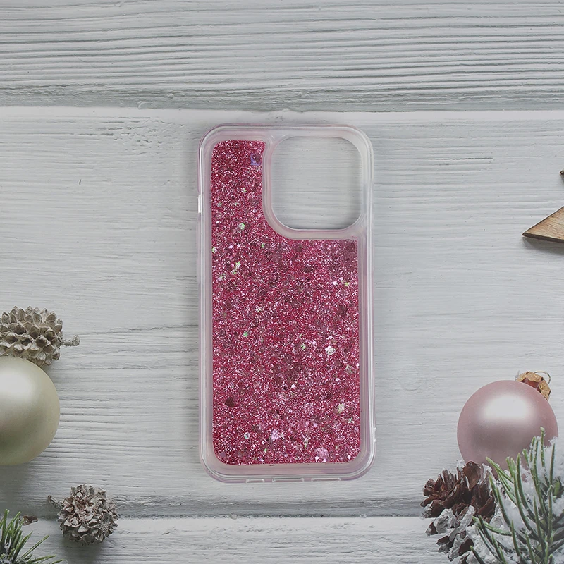 Nezuko Phone Case Glitter Eyes Design | Shockproof Anime Protective Phone Cover