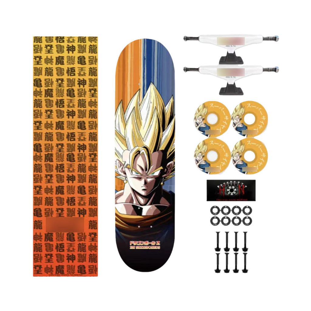 Goku/Vegeta Professional Fine Pattern Skateboard(Size:80CM×20CM)