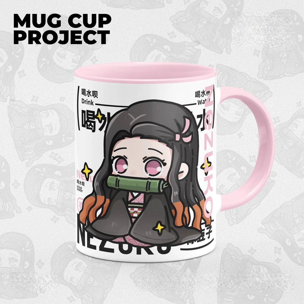 Tanjiro/Nezuko Cute Character Pattern Heat Resistant and Durable Mugs
