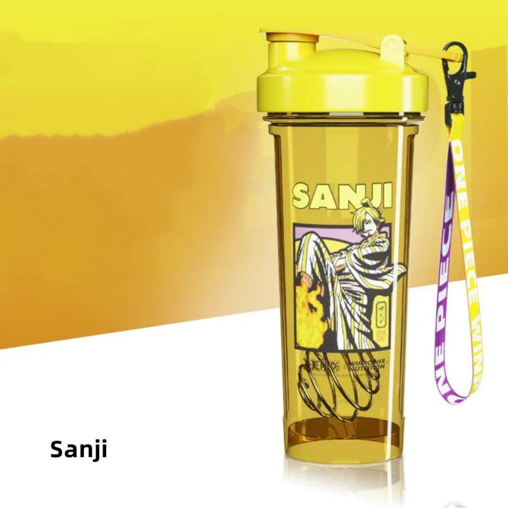 Luffy/Zoro/Sanji Anime Character Shaker Bottle Mystery Protein Mixing Cup Otaku Collectible Gift for Fan Collectors