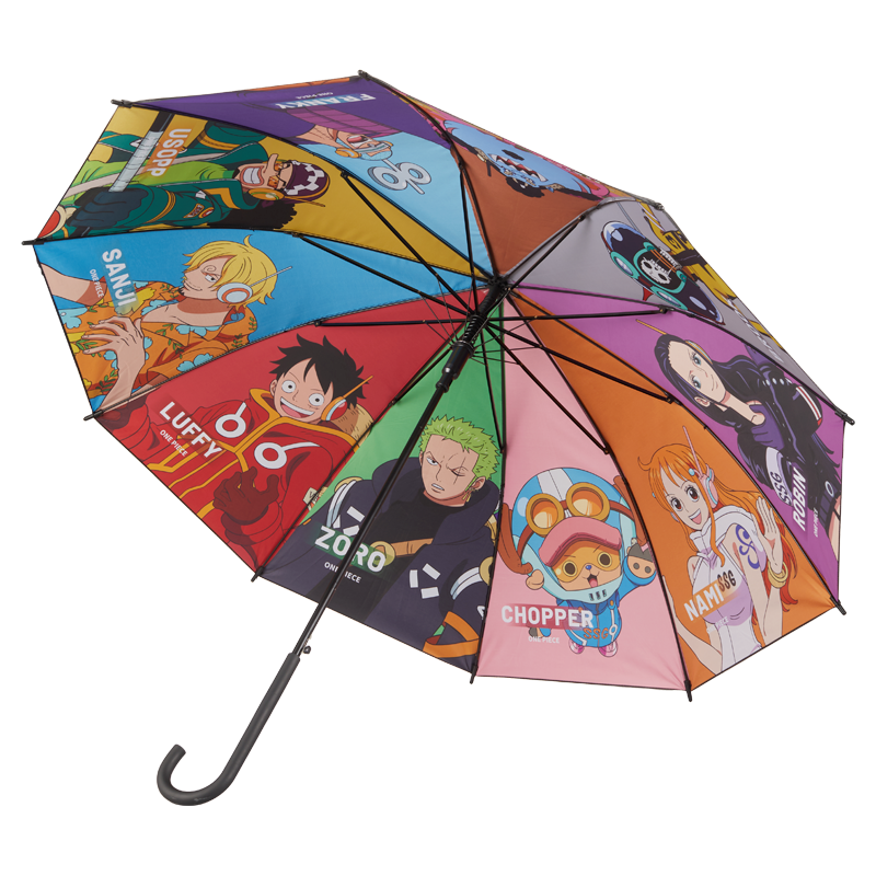 Luffy/Zoro/Sanji Anime Automatic Umbrella - Colorful Character Print Rain & Sun Protection Umbrella
