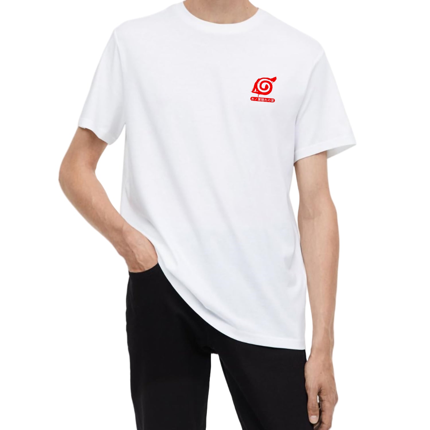 Fire Shadow Ninja Pain Cool and Trendy Loose Short-Sleeved T-shirt
