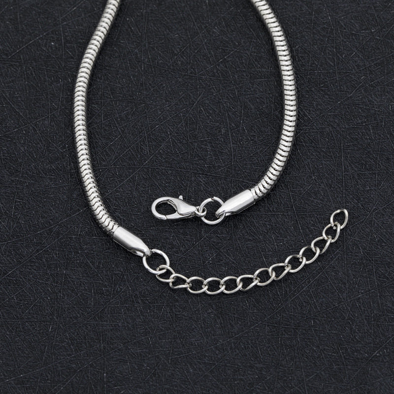 Uzumaki Naruto Hidden Leaf Village Symbol Charm Bracelet, Stainless Steel Adjustable Chain Bracelet with Ninja Tag Pendant, Cosplay Jewelry Gift for Fans