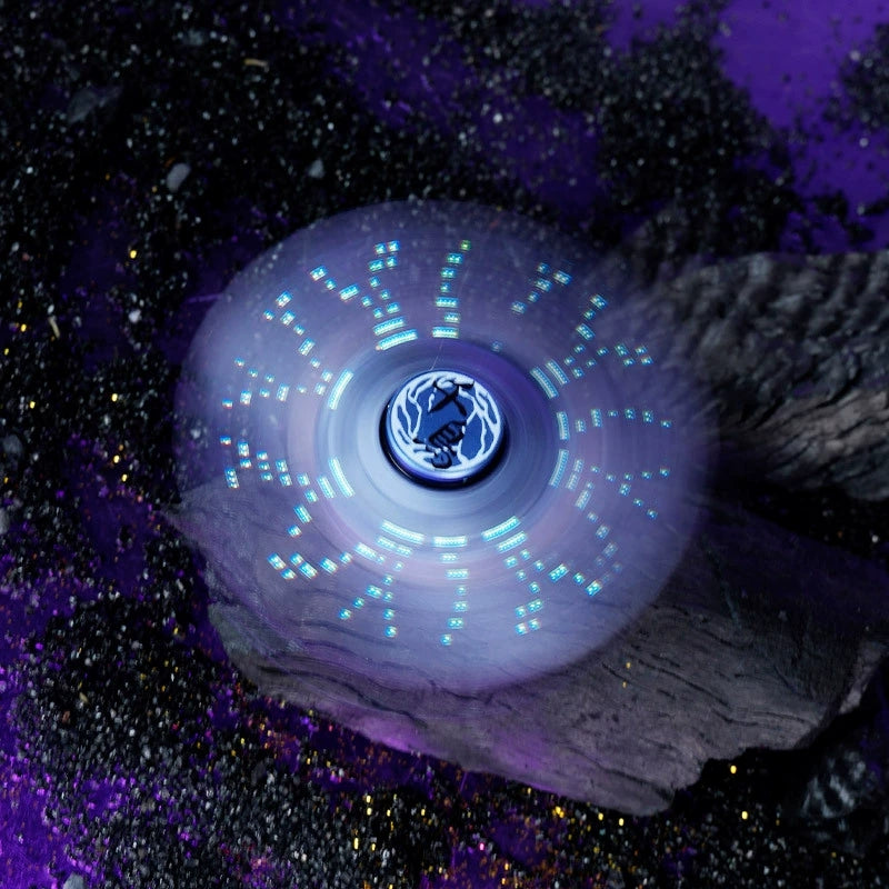 Uchiha Sasuke Anime Bluetooth Earbuds with Light-Up Spinner Case for Enhanced Listening Experience Wireless Headphones for Anime Fans