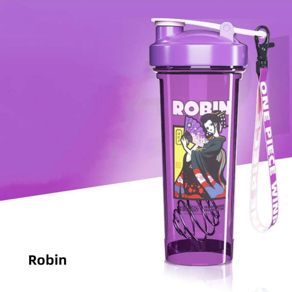 Luffy/Zoro/Sanji Anime Character Shaker Bottle Mystery Protein Mixing Cup Otaku Collectible Gift for Fan Collectors