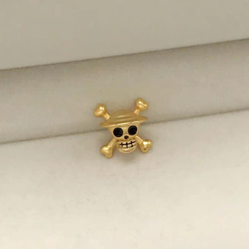 Luffy gold fruit gift lovers bracelet beads