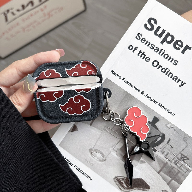 Fire Shadow Ninja Akatsuki's cool ear headphones case made of auspicious cloud model - To guard a better you (headphones)