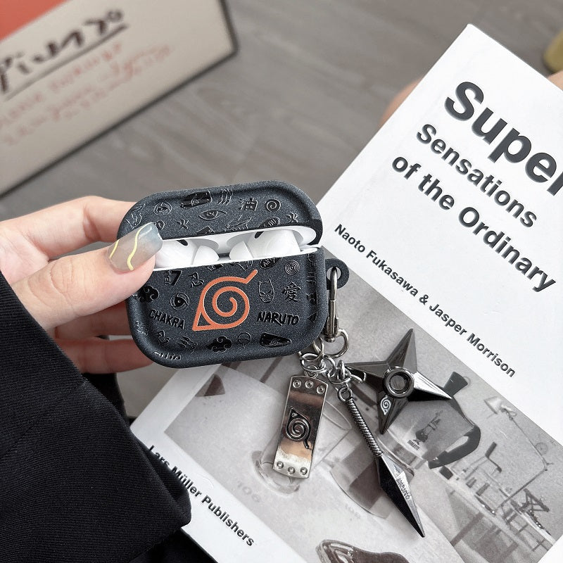 Fire Shadow Ninja Akatsuki's cool ear headphones case made of auspicious cloud model - To guard a better you (headphones)