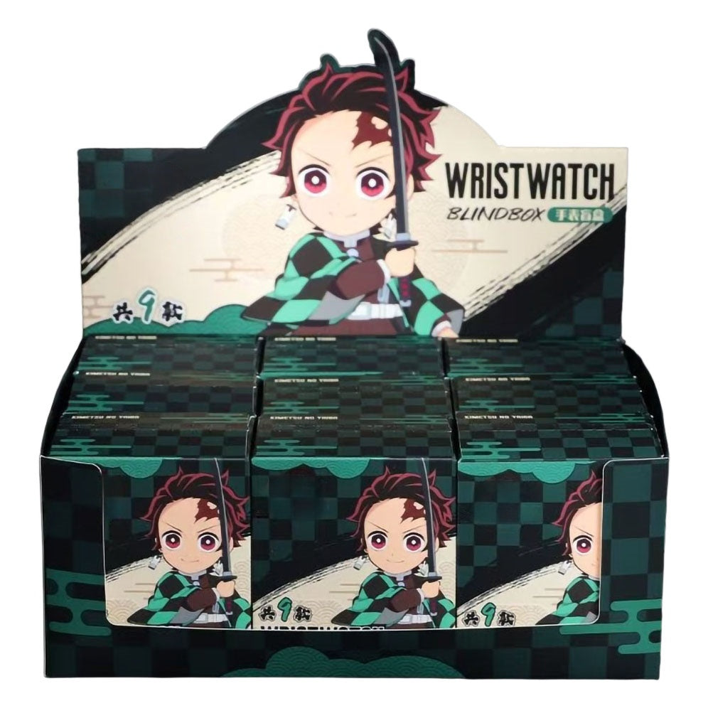 Tanjirou/Nezuko Wristwatch Blind Box - 9 Styles Anime Collectible Watch Mystery Box for Fans