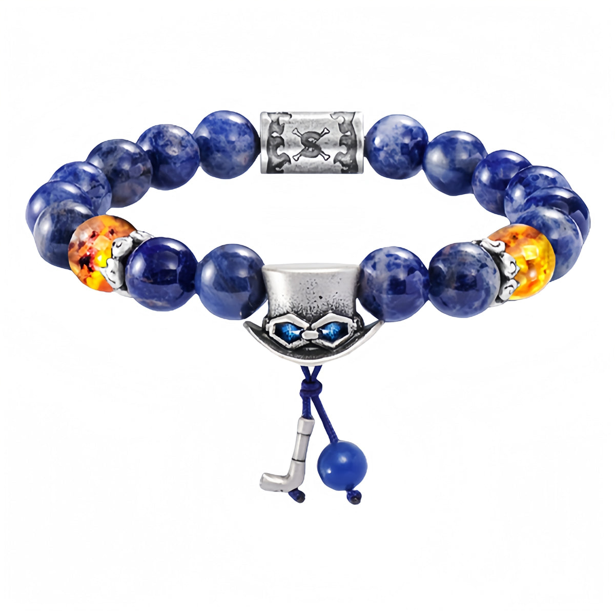 Ace/Sabo/Luffy Inspired Beaded Bracelets for Anime Fans